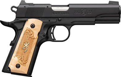 BROWNING 1911-22 22LR FSMEDALLION 4.25" BLACK/MAPLE* G051067490