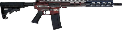 GLFA AR15 BATTLEWORN 223 WYLDE16" NIT BBL AMERICAN FLAG GL15223FAMF