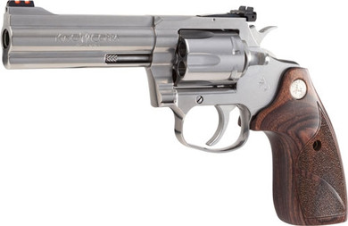 COLT KING COBRA 357MAG TARGET4" STAINLESS ADJ. SGT. WOOD GKCOBRASB4TS