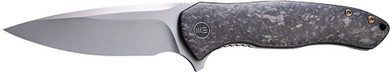 WE KNIFE KITEFIN 3.24" CARBONFIBER/POLISHED BEAD BLAST 2001B