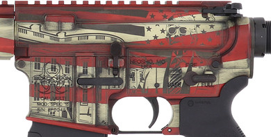BLACK RAIN SPEC15 TRUMP CUSTOMPATRIOT 5.56 AM FLAG 30RD GBRO24123101AMF