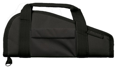 BULLDOG PISTOL CASE 18" BLACKACCESSORY POCKET & CARRY STRAP BD602