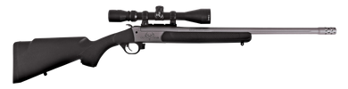 Traditions CR9-451130T Outfitter G3 Takedown 450 Bushmaster 1rd 22", Stainless Cerakote Barrel/Rec, Black Synthetic Stock, Muzzle Brake, 3-9x40mm BDC Scope 154482