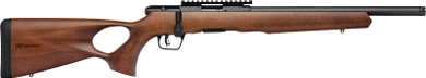 SAVAGE B17 TIMBER THUMBHOLE17HMR 18" 10RD BLUED/WOOD G70817