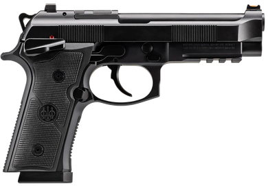 Beretta USA J92XFMSDA15 92GTS  9mm Luger 15+1 4.70" Black Inox Steel Barrel, Black Cerakote Optic Ready/Serrated Steel Slide + Aluminum Frame w/Beavertail & Picatinny Rail, Ambidextrous 162813