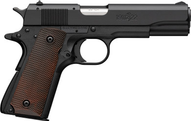 BROWNING 1911-22 A1 POLY 22LRFS 4.25" BLACK/BROWN GRIPS* G051063490