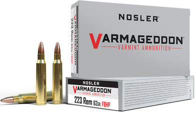 NOSLER VARMAGEDDON 223 REM62GR HPFB 20RD 20BX/CS A40223