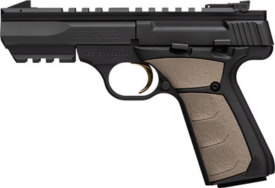 BROWNING BUCK MARK BLACK LABEL22LR 4" BLACK/FDE W/PIC RAIL* G051601490
