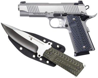 MAG DE1911C9SSK 1911 9MM C 4.33 W/KNF SS/BLK 160677