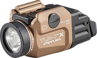 STREAMLIGHT TLR-7X FDE FLEXLIGHT W/RAILMOUNT C4 WHITE LED 69429