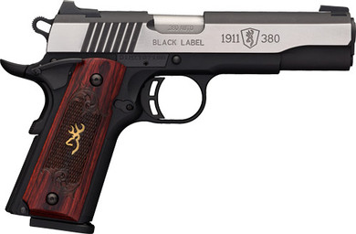 BROWNING 1911-380 BLACK LABELMEDALLION PRO 4.25" NT ST WOOD G051914492