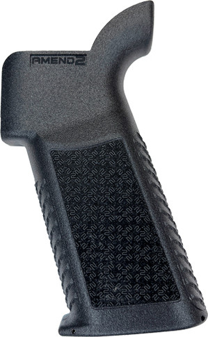 AMEND2 ENHANCED PISTOL GRIP NO</br>GRIP SCREW BLACK A2PGEBLK