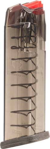 ETS MAGAZINE GLOCK 17 9MM 17RDCRBN SMOKE FITS 17/19/26/34 SMKGLK17