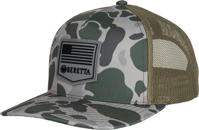 BERETTA CAP PM TRUCKER R 112RUBBER PATCH GREEN DUCK CAMO BC047T1675085X