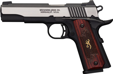 BROWNING 1911-380 BLACK LABEL</br>MEDALLION PRO 4.25"FS WOOD G051912492