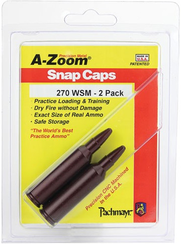 A-ZOOM METAL SNAP CAP.270WSM 2PK 12219