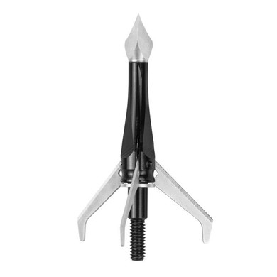 Rocket Broadheads Siphon XB 3-Blade Expandable 1-3/4" Cutting Diameter 100 gr - Black IBAR103EXPCB