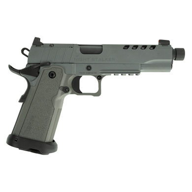 SDS Imports Tisas 1911 Night Stalker SF DS9 Handgun 9mm Luger 17rd Magazines (2) 5" Threaded Barrel Grey Optic Ready SD12500006