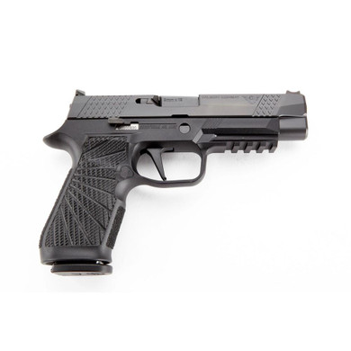 Wilson Combat/SIG P320 Full-Size Handgun 9mm Luger 17rd Magazines (2) 4.7" Barrel Black Grip Module Action Tune Straight Trigger WCSIGWCP320F9BATS