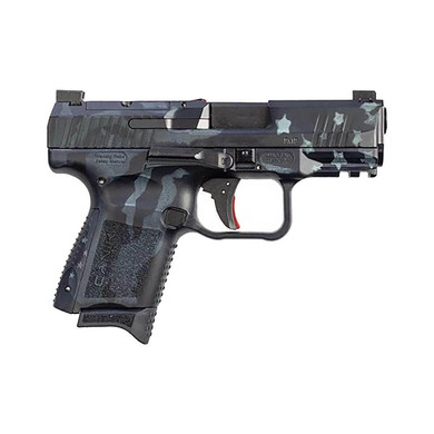Century Arms Canik TP9 Elite SC 9mm Luger 12rd Magazine 3.5" Barrel We the People Blue w/Full Kit- BLEMISHED YCHG5610WBXB