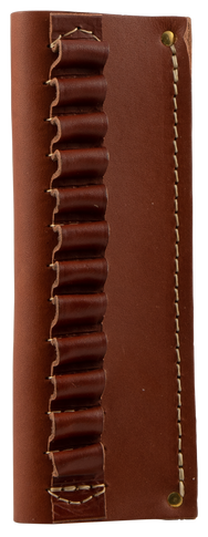 Hunter Company 0538 Cartridge Belt Slide  Chestnut Tan Leather 38 Cal 12rd Pistol 2" 112976