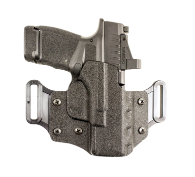 DeSantis Gunhide 195KA8HZ0 Veiled Partner  OWB Black Kydex Belt Slide Fits Sig P320C/P250C Right Hand 159250