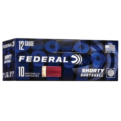 Federal Shorty Shotshells 12ga 1-3/4" 15/16oz 1145 fps #8 10/ct FASH1298