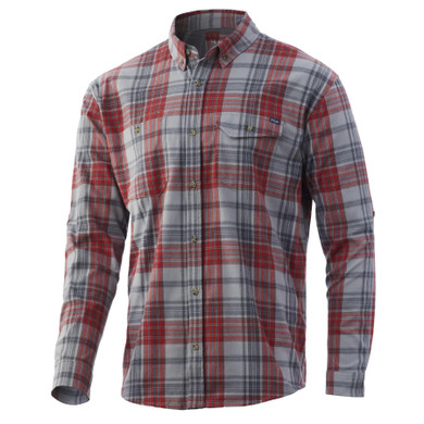 Huk Rutledge Fishing Flannel Volcanic Ash XL ATH1500136013XL