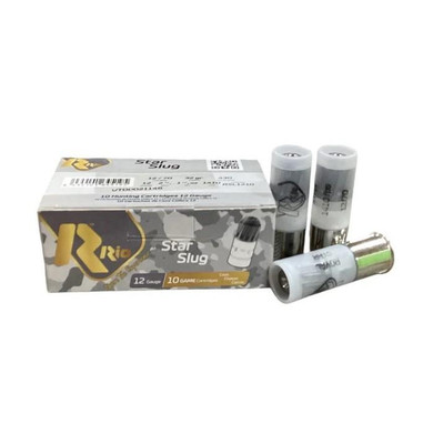 Rio Star Shotshell 12 ga 2-3/4" 1-1/8 oz 1410 fps Slug 10/ct RORSL1210