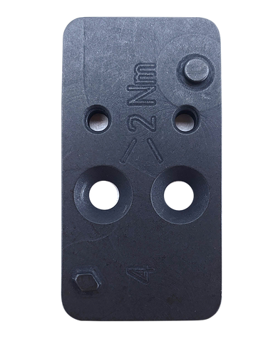 HK 50254264 Optic Plate #4 Black Steel, Fits HK VP9 OR Leupold DeltaPoint Pattern Footprint Mount 121240
