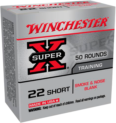 Winchester Ammo X22SBW Super X Blank 22Short 50 Per Box/100 Case 121880
