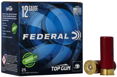 Federal GMT12175 Premium Paper Wad 12Gauge 2.75" 1oz 7.5Shot 25 Per Box/10 Case 157546