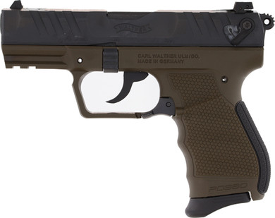 WALTHER PD380 380ACP BLUED FS9RD MILITARY POLYMER GRIPS G5050515