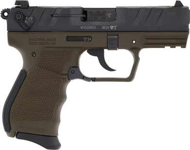 WALTHER PD380 380ACP BLUED FS9RD MILITARY POLYMER GRIPS G5050515
