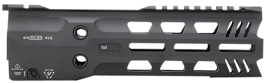 Strike Industries GRIDLOK416L9 GridLok Lightspeed With Quick Detach System 9"L 1.57"D M-LOK Black Aluminum for HK 416, HK MR556, M27 IAR 144038
