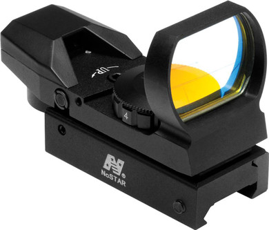 NcStar Red Four Reticle Reflex Optic Sight - Black NRD4B