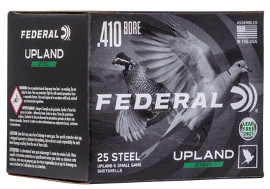 Federal USH4106 Upland Field & Range 410Gauge 3" 3/8oz 6Shot 25 Per Box/10 Case 121013