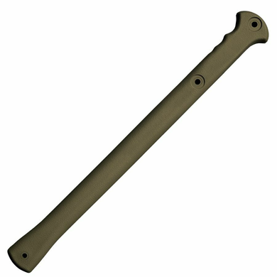 Cold Steel CS90PTHG Trench Hawk  3.50" Blade 1055 Carbon Steel Blade OD Green Polypropylene Handle 19" 145303