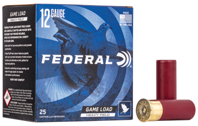 Federal H1238 Game-Shok Heavy Field 12Gauge 2.75" 1 1/8oz 8Shot 25 Per Box/10 Case 117022