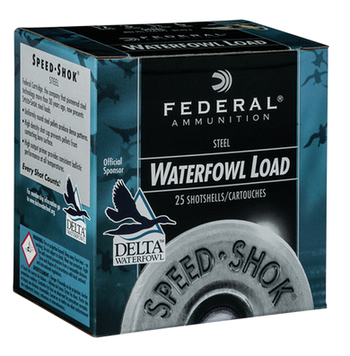 Federal WF1423 Speed-Shok  12Gauge 3" 1 1/4oz 3Shot 25 Per Box/10 Case 117505