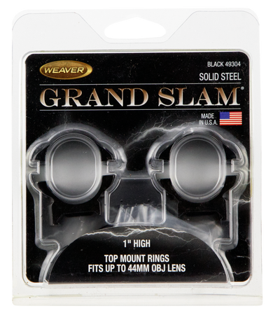 Weaver Mounts 49304 Grand Slam  Black 1" High 105594