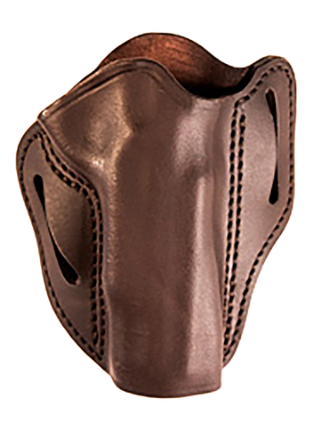 Uncle Mikes-leather(1791) UMOWB3BRWR Outside The Waistband Holster OWB Size 03 Brown Leather Belt Slide Fits 1911 5" Right Hand 151180