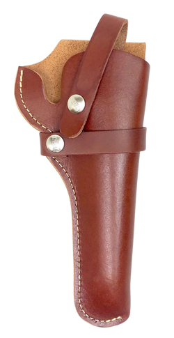 Hunter Company 1100-10 Belt  OWB Size 10 Chestnut Tan Leather Belt Loop Fits SA/DA Revolver Fits 6" Barrel Right Hand Compatible w/ Hunter Buscadero/Straight Cartridge Belts 149446
