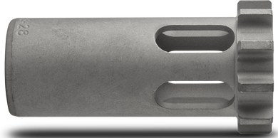ADVANCED ARMAMENT COMPANY 64199  Ti-Rant .45 Cal .578"x28 Matte Stainless Steel 179755