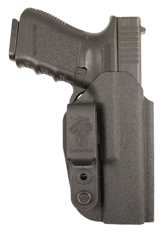 DeSantis Gunhide 137KJX7Z0 Slim-Tuk  IWB Black Kydex Belt Clip Fits S&W M&P Shield 9/40 Ambidextrous 20553