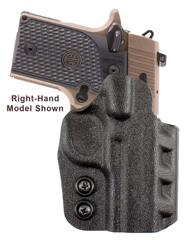 DeSantis Gunhide D94KB8WZ0 Cazzuto  OWB Black Kydex Paddle Fits Springfield Prodigy w/wo Red Dot Fits 4.25-5" Barrel Left Hand 149552