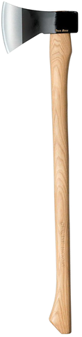 Cold Steel CS90TA Trail Boss 4" Plain 1055 Carbon Steel Blade American Hickory Handle 27" 132886