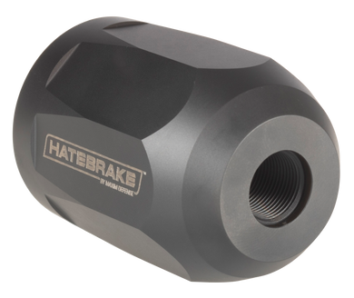 Maxim Defense MXM47707 Hate Brake  Black DLC 17-4 Stainless Steel with 1/2"-28 tpi Threads, 2.40" OAL, 1.50" Diameter & Octagon Shape for 5.56x45mm NATO 111192