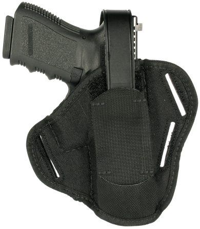 Blackhawk 40PC05BK Pancake  OWB Size 05 Black Cordura Nylon Belt Slide Fits Large Semi-Auto Fits 3.75-4.50" Barrel Ambidextrous 81985