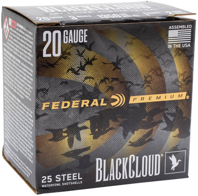 Federal PWUX2092 Premium Black Cloud 20Gauge 3" 1oz 25 Per Box/10 Case 162247